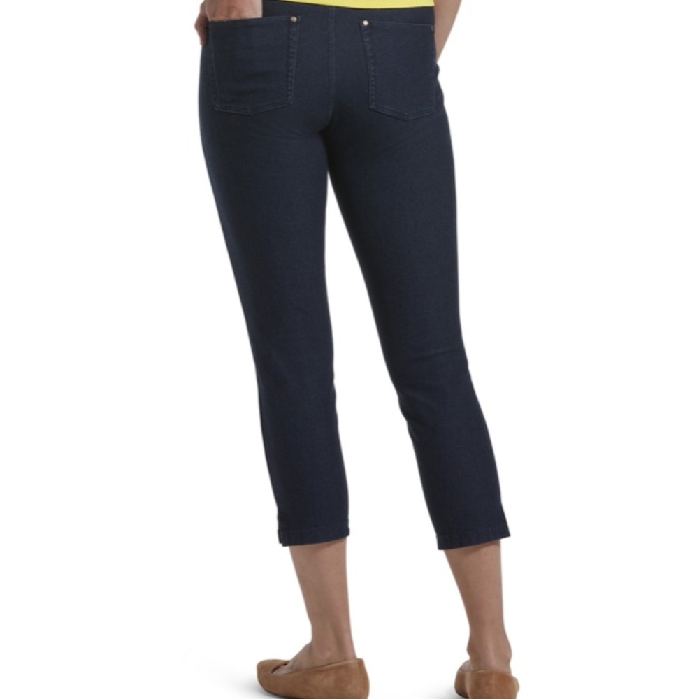 HUE Ankle slit essential denim deep indigo washNWT - Picture 6 of 13